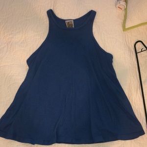 Blue soft tank free people